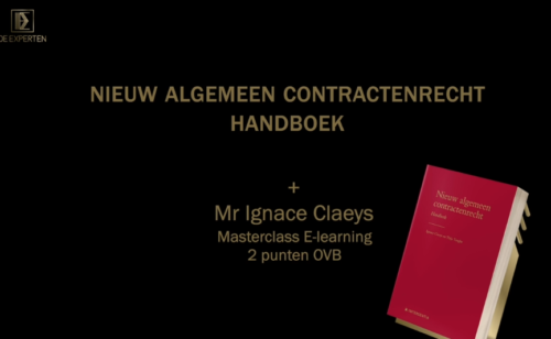 masterclass Verbintenissenrecht prof Ignace Claeys